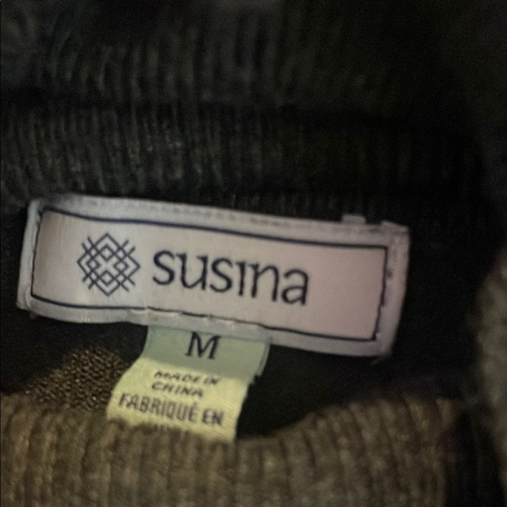 Susina Black Cowl Neck Sweater - Picture 6 of 6